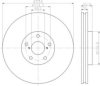 HELLA PAGID 8DD 355 112-871 Brake Disc